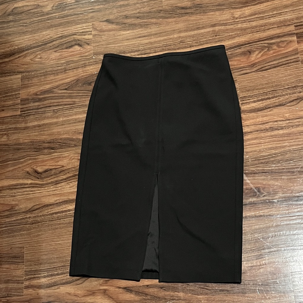 J Crew black pencil skirt size 10